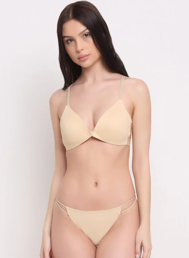 ليس اند مي  Laceandme Lightly Padded Thongs Lingerie Set